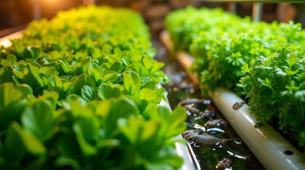 Aquaponie comme solution durable pour cultiver plantes et poissons