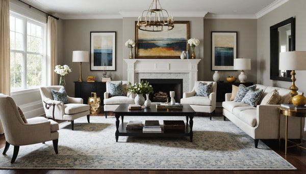 Comment agencer vos meubles avec votre tapis design